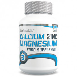 BioTech USA Calcium Zinc Magnesium, Vitaminok - MonsterKing