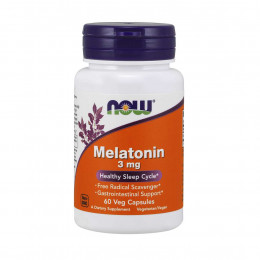 NOW Foods Melatonin 3mg, Vitaminok - MonsterKing