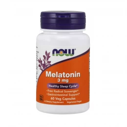 NOW Foods Melatonin 3mg, Vitamins - MonsterKing