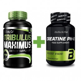 BioTech USA Tribulus Maximus + Creatine pH-X, Suplementy - MonsterKing