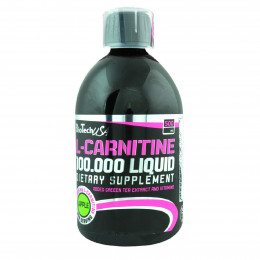 BioTech USA L-Carnitine Liquid 100 000 mg, Fat burners - MonsterKing