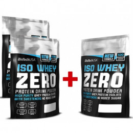 BioTech USA Iso Whey Zero 2+1, Fehérje - MonsterKing