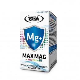 Real Pharm Max Magnesium +B6, Witaminy - MonsterKing