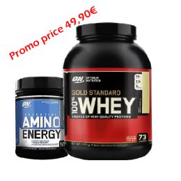 Optimum Nutrition Whey Gold + Amino Energy, Proteins - MonsterKing