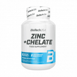 BioTech USA Zinc + Chelate, Vitamins - MonsterKing