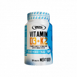 Real Pharm Vitamin D3 + K2, Witaminy - MonsterKing