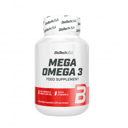 BioTech USA Mega Omega 3, Vitamíny - MonsterKing