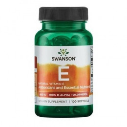 Swanson Vitamin E 400 IU, Vitamins - MonsterKing