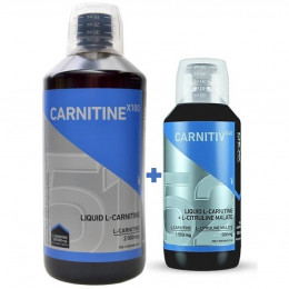 Dex Nutrition Carnitine X100 1000 ml. + Carnitiv X40 500 ml., Fat burners - MonsterKing