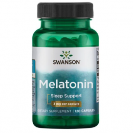 Swanson Melatonin 3mg, Vitamíny - MonsterKing