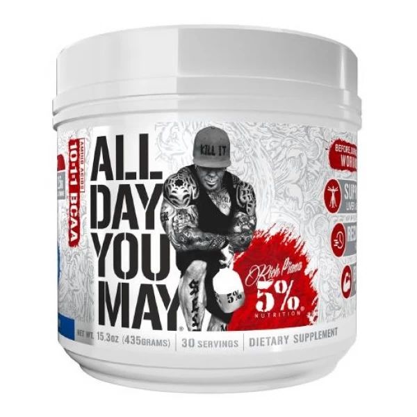 Rich Piana 5% Nutrition All Day You May Legendary Series