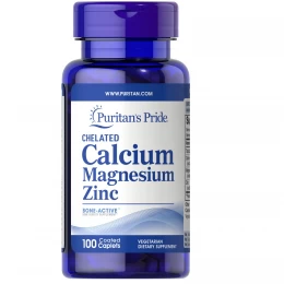 Puritan´s Pride Chelated Calcium Magnesium Zinc, Vitamins - MonsterKing