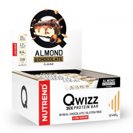 Nutrend Qwizz Protein Bar, Batony proteinowe, chipsy - MonsterKing