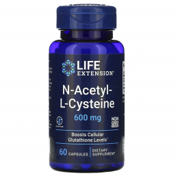 Life Extension N-Acetyl-L-Cysteine 600mg, Vitamins - MonsterKing
