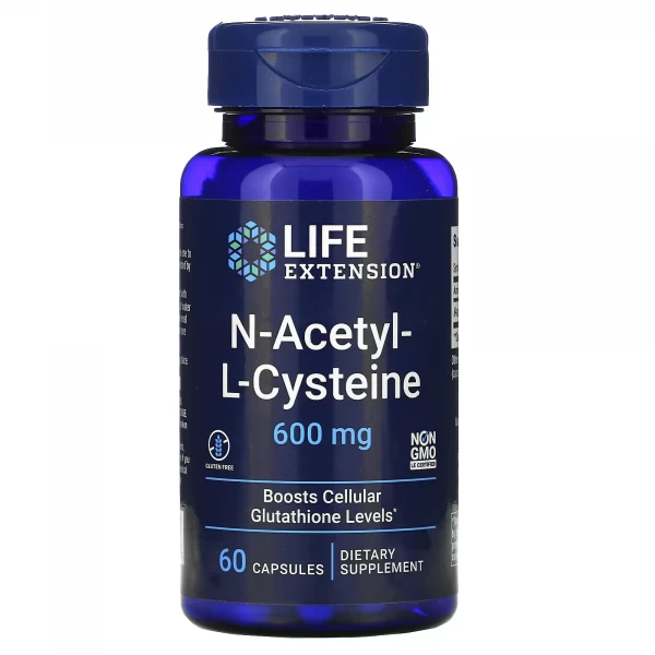 Life Extension N-Acetyl-L-Cysteine 600mg Life Extension N-Acetyl-L-Cysteine 600mg