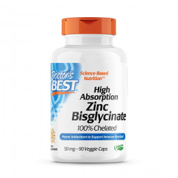 Doctor´s Best High Absorption Zinc Bisglycinate, Vitaminok - MonsterKing