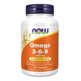 NOW Foods Omega 3-6-9, Witaminy - MonsterKing