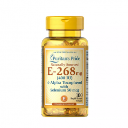 Puritan´s Pride Vitamin E-with Selenium 400 IU, Vitamins - MonsterKing